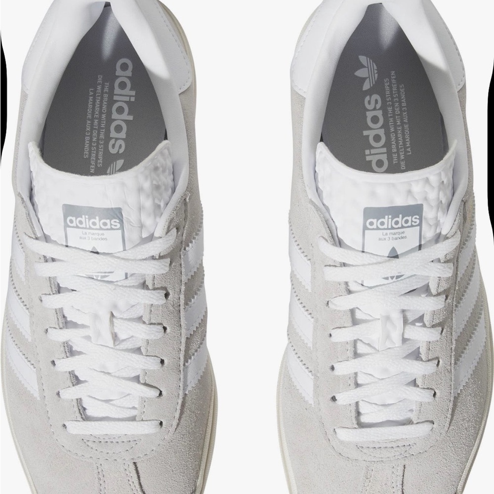 Adidas Women's Gazelle Bold Platform Sneaker in Light Gray (NWOB) - Picture 4 of 10
